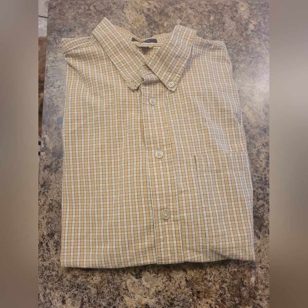 Izod Long Sleeve Button up Shirt Men Size XLarge